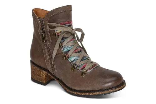 Aetrex Women's Joleen Boots- Dark Taupe