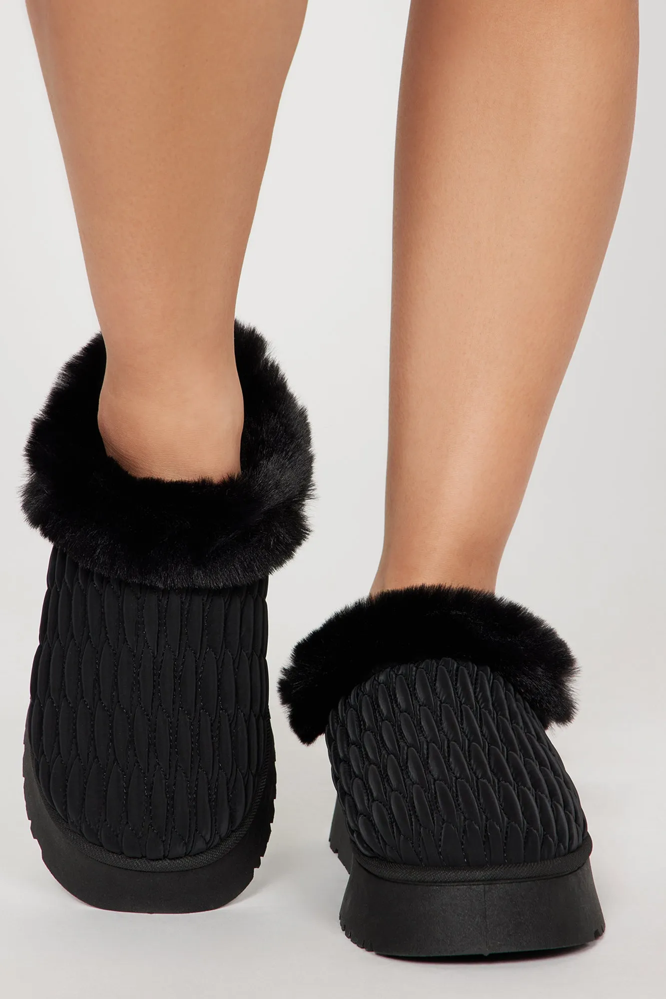 After A While Booties - Black