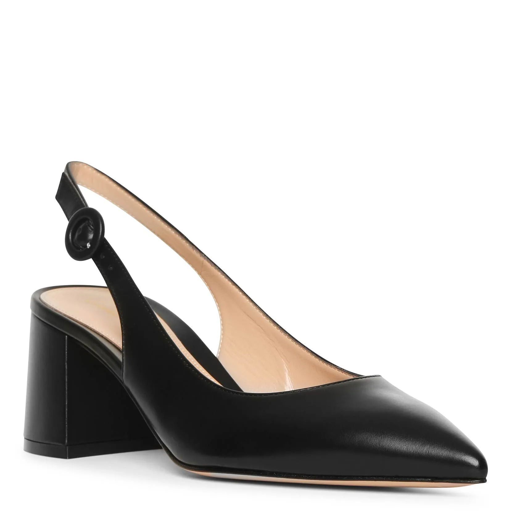 Agathe slingback leather pumps