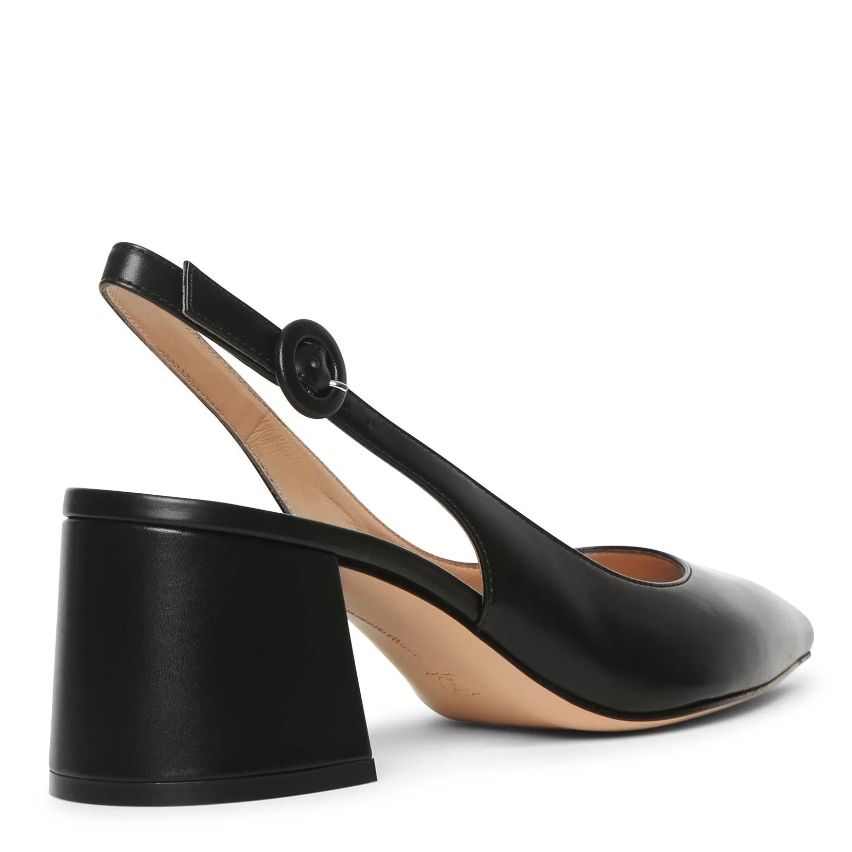 Agathe slingback leather pumps