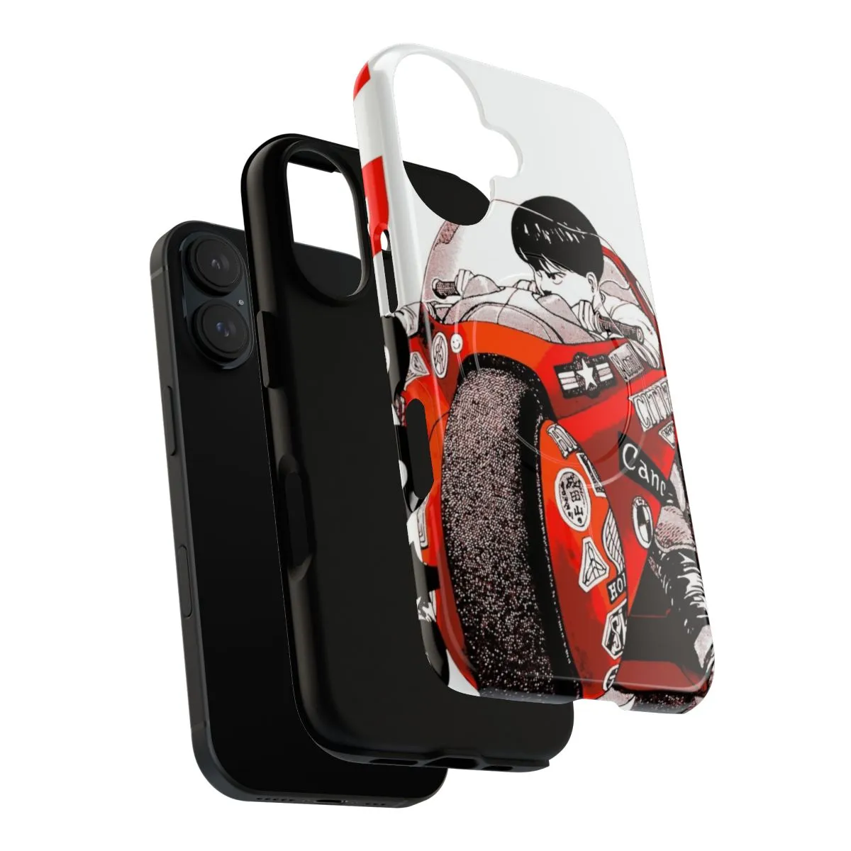Anime-Inspired Akira Motorcycle Phone Case