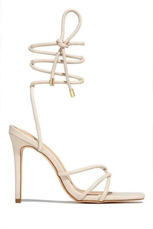 Ankle Strap Wine Glass High Heel Shoes