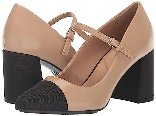 Anne Klein Women's Bryant Pump, White/Navy, 11