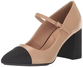 Anne Klein Women's Bryant Pump, White/Navy, 11