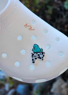 Appaloosa Cactus Shoe Charm