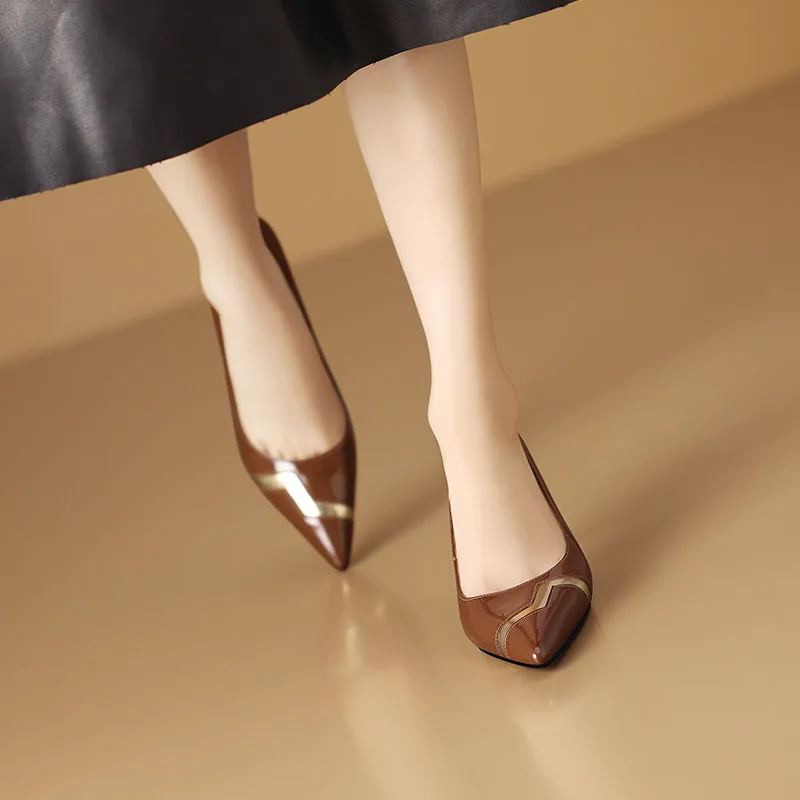 Auburnyx Ebonique Office Stilettos