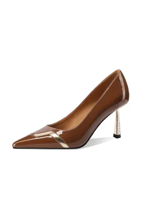 Auburnyx Ebonique Office Stilettos