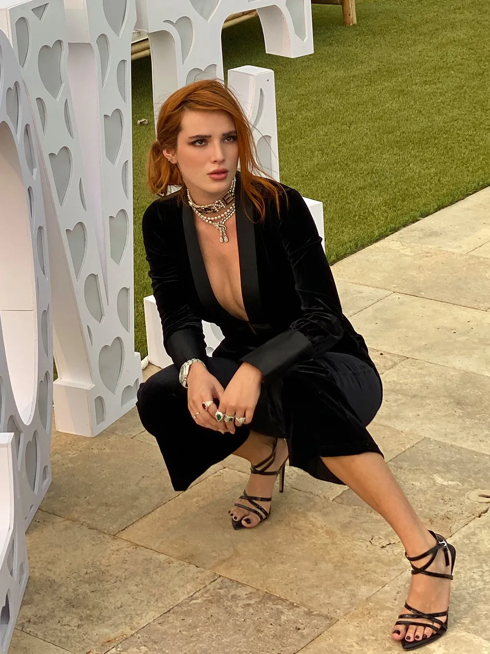 BERESHEET Velvet Jumpsuit