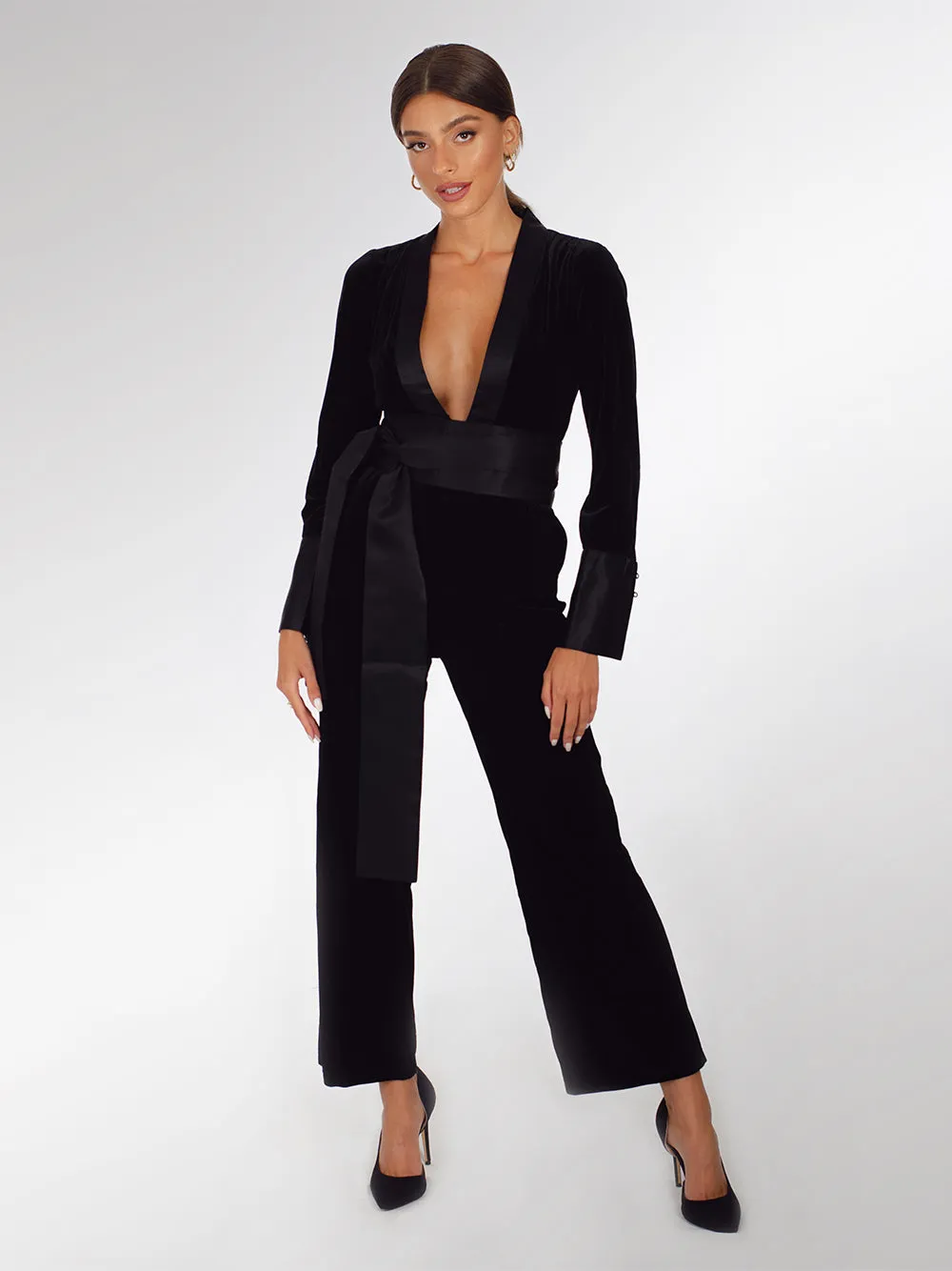 BERESHEET Velvet Jumpsuit