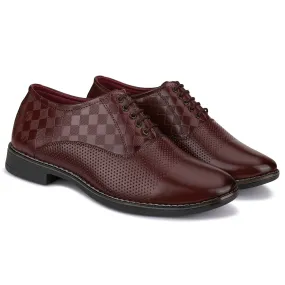 Bersache Comfortable Formal Outdoor Stylish Officewear Partywear Shoes For Men 9097(Brown)