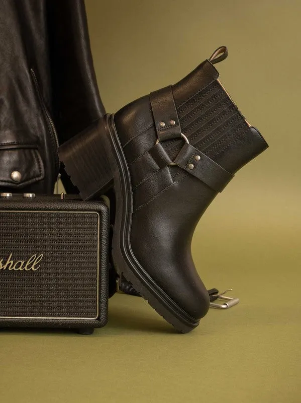 Black The Jayden - Motorcycle Booties