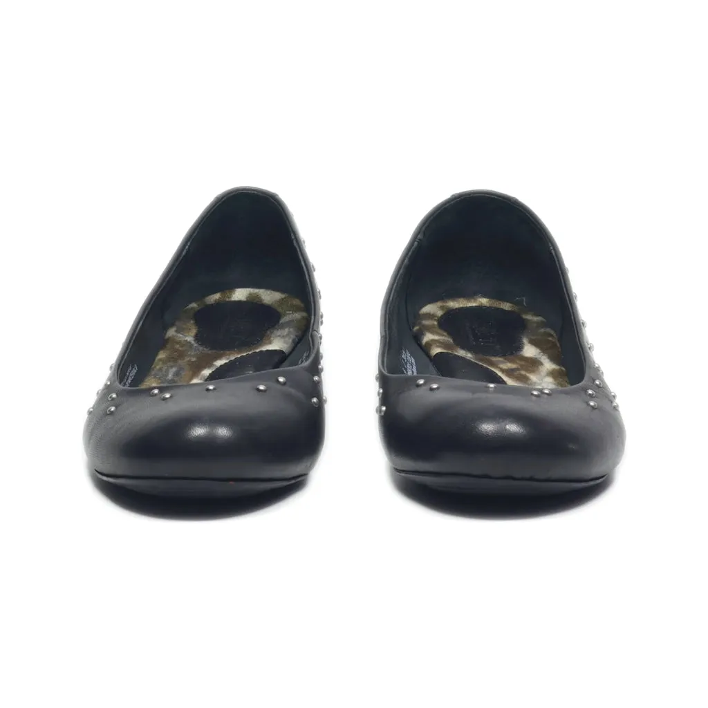 Born Ballerinas Leather Black Colour For Women