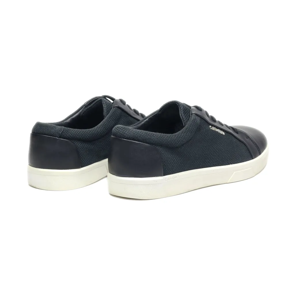 Calvin Klein Casual Lace Ups Fabric Black Colour For Men