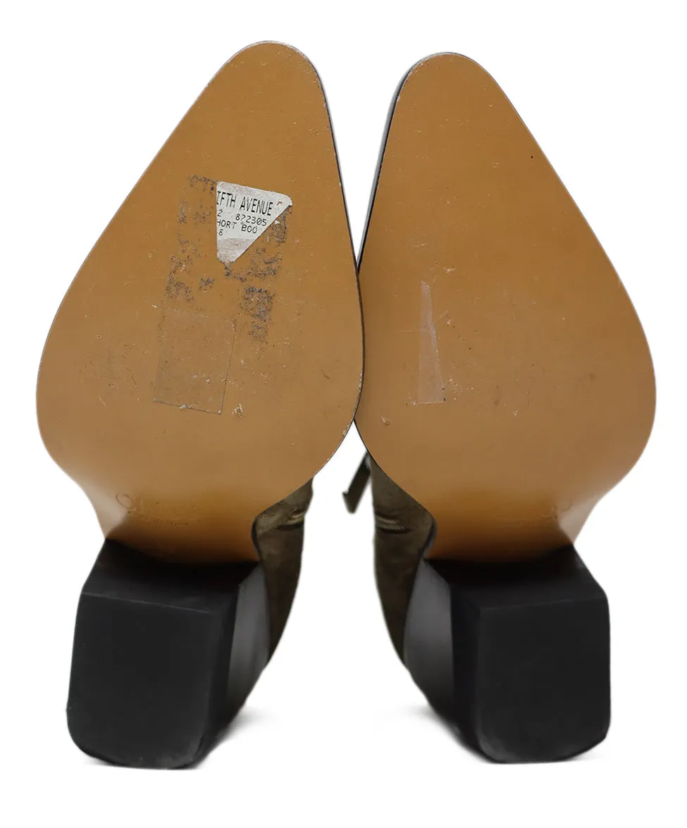 Chloe Taupe Suede Booties sz 8
