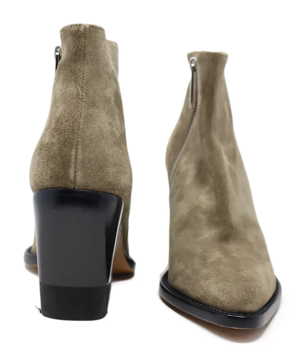 Chloe Taupe Suede Booties sz 8