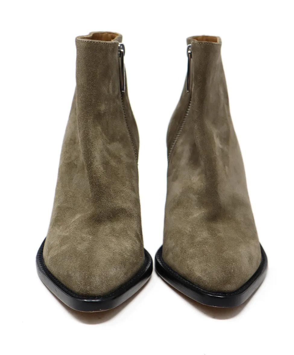 Chloe Taupe Suede Booties sz 8