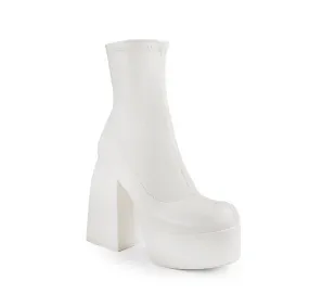 Closed Toe Chunky Platform Bootie Sukki-4 Liliana