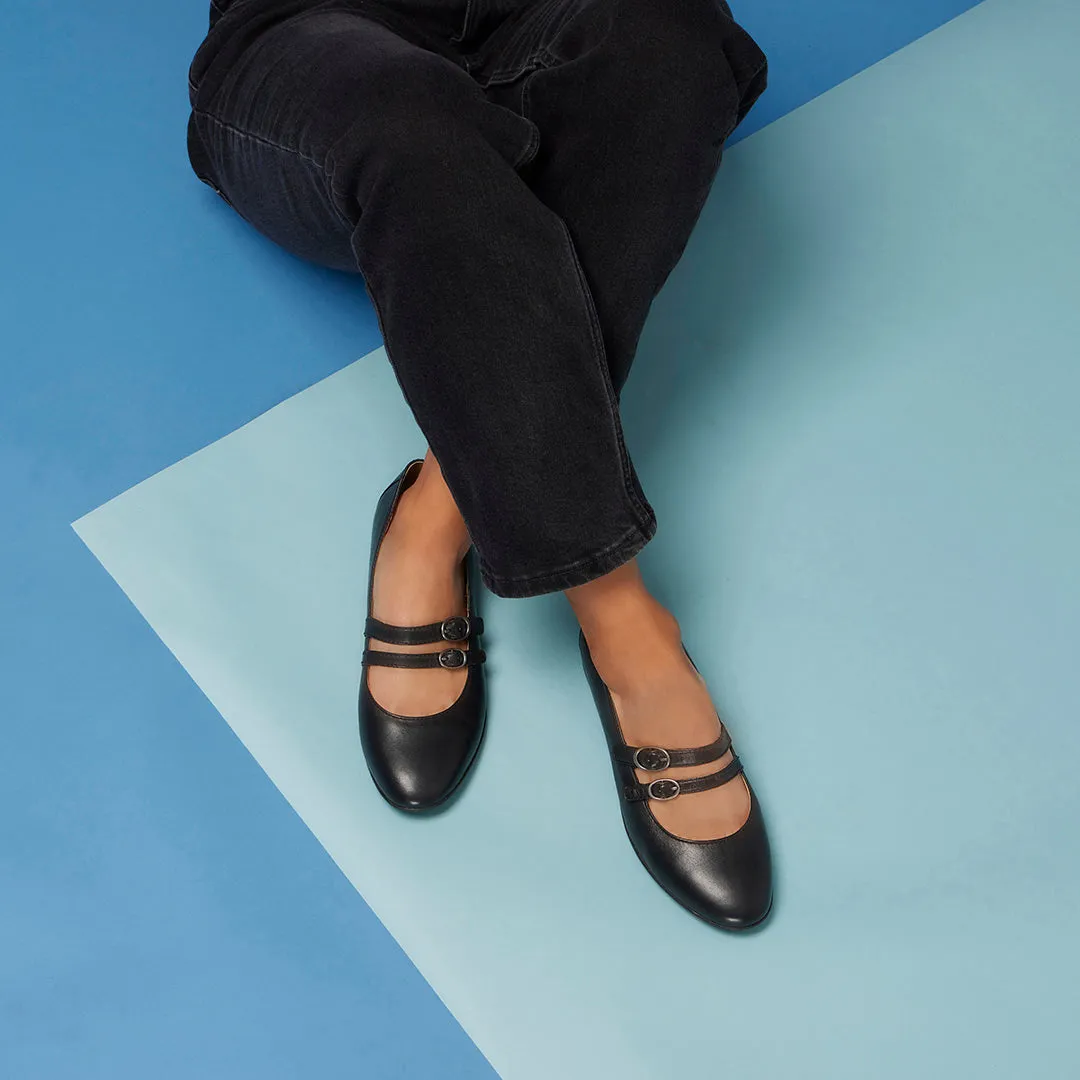Dansko Leeza Black Nappa