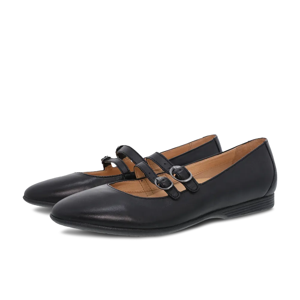 Dansko Leeza Black Nappa