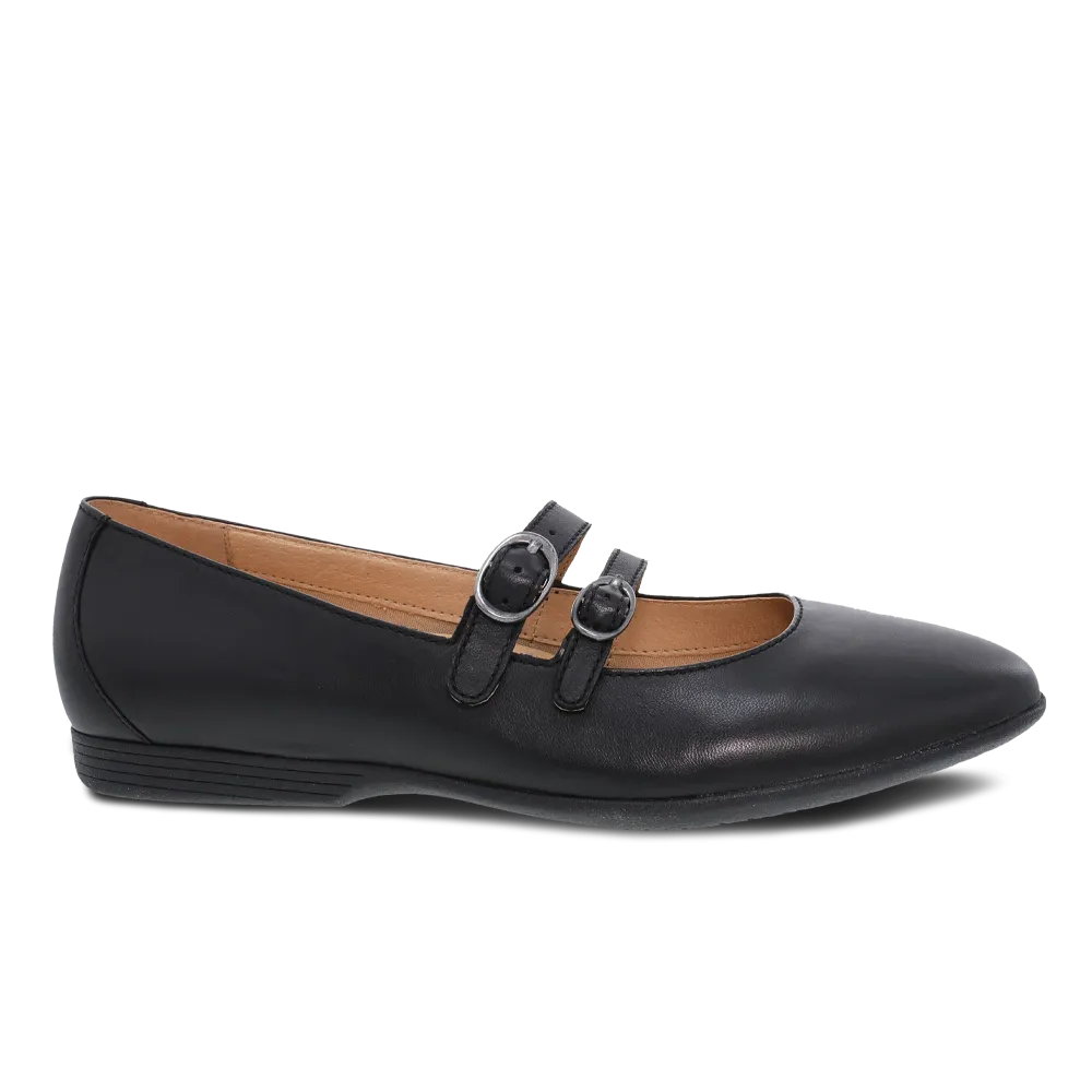 Dansko Leeza Black Nappa