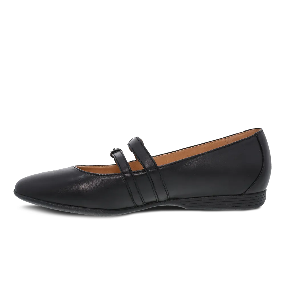 Dansko Leeza Black Nappa