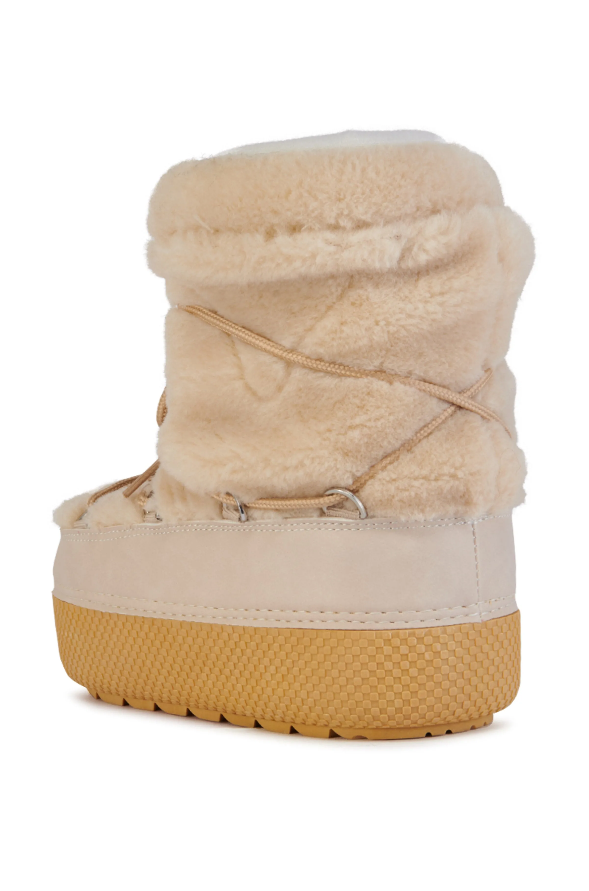 DAYLEN-BEIGE FLAT SNOW BOOTIE