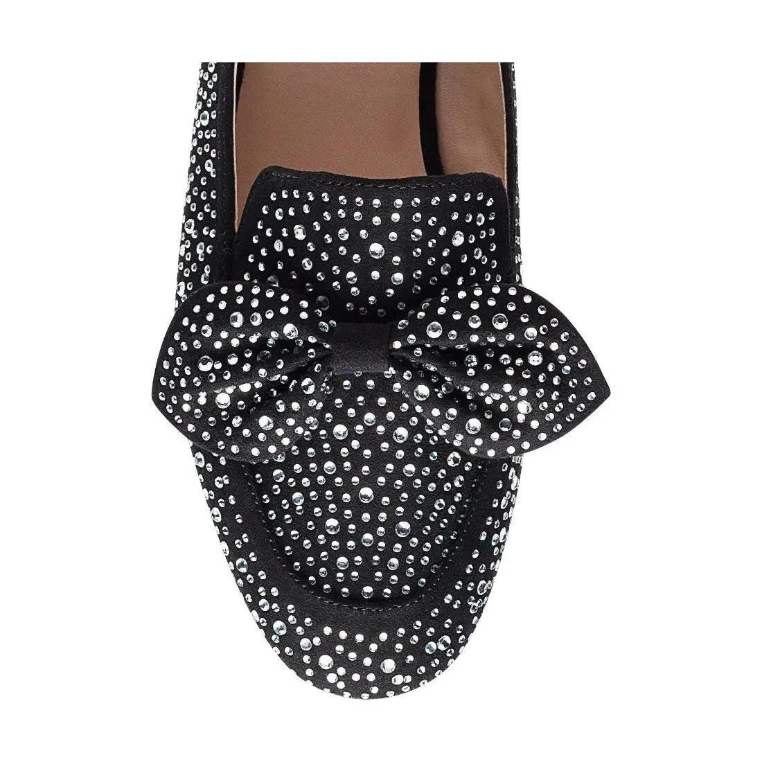 Dewdrops Embellished Casual Bow Loafers