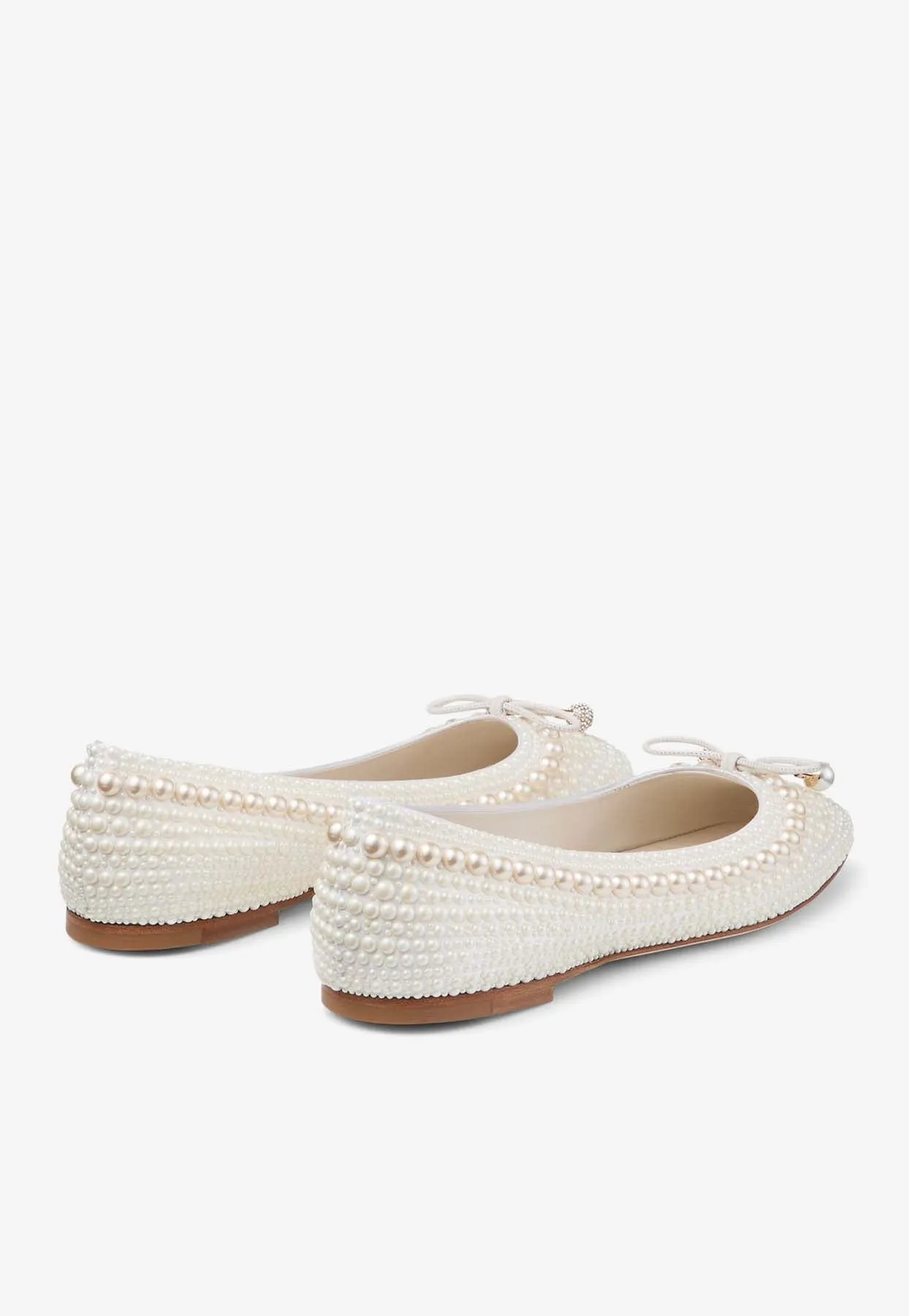 Elme Pearl Embellished Flats