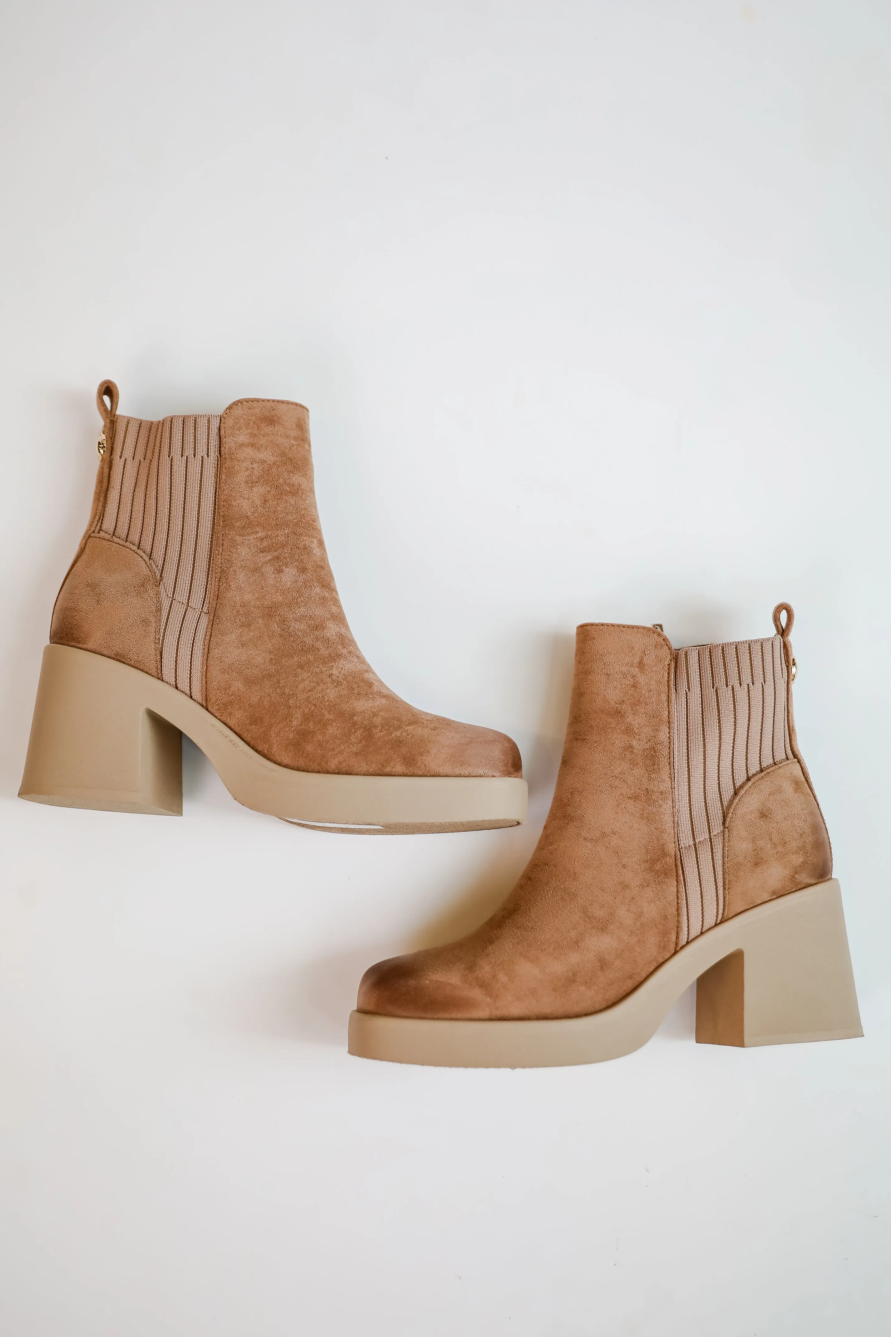 FINAL SALE - Get In Line Platform Booties