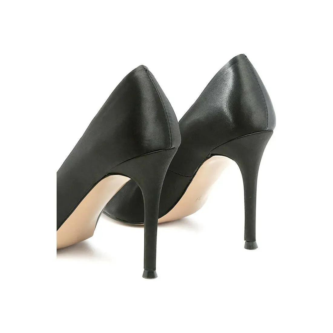 Fizzy Goblet Satin Stilettos