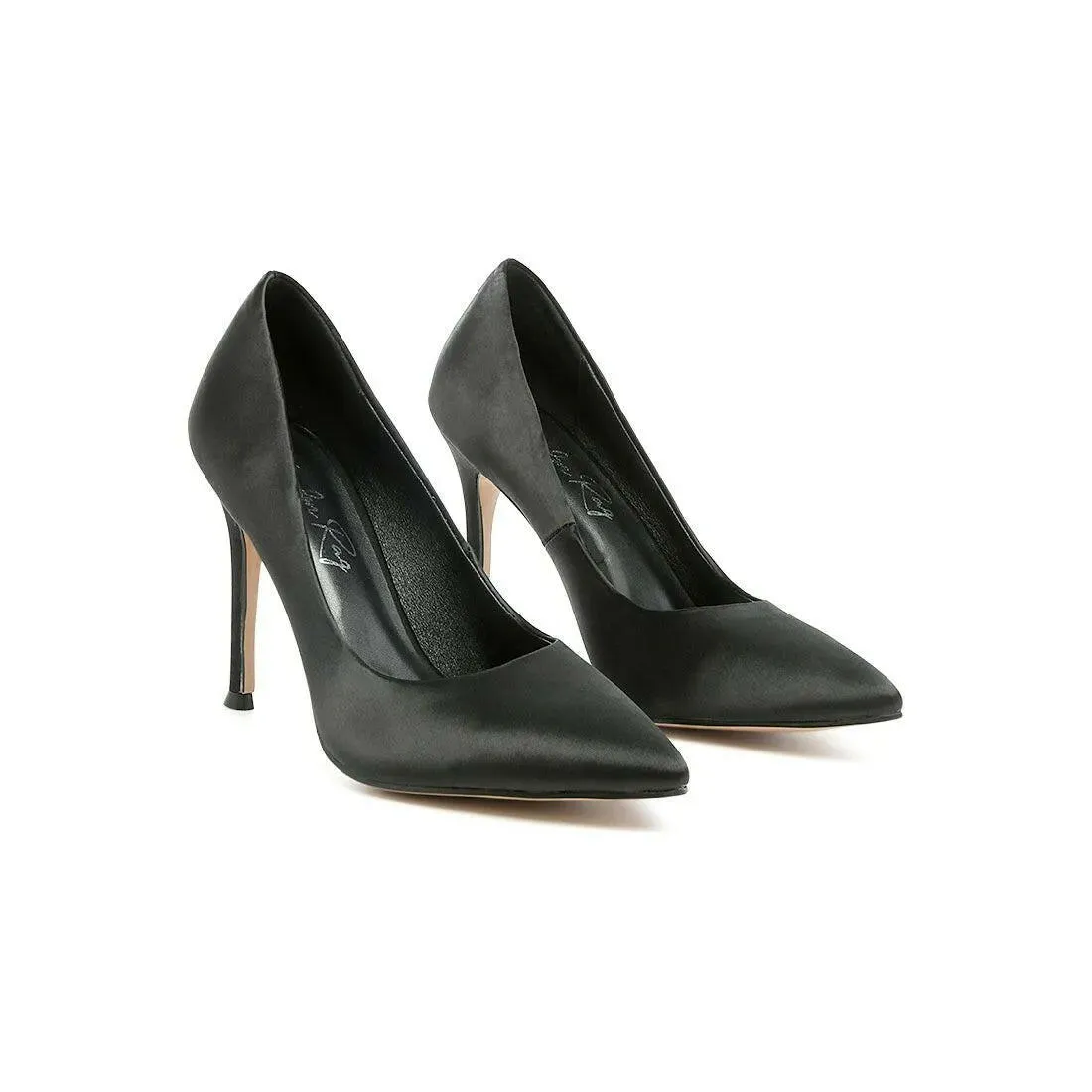 Fizzy Goblet Satin Stilettos