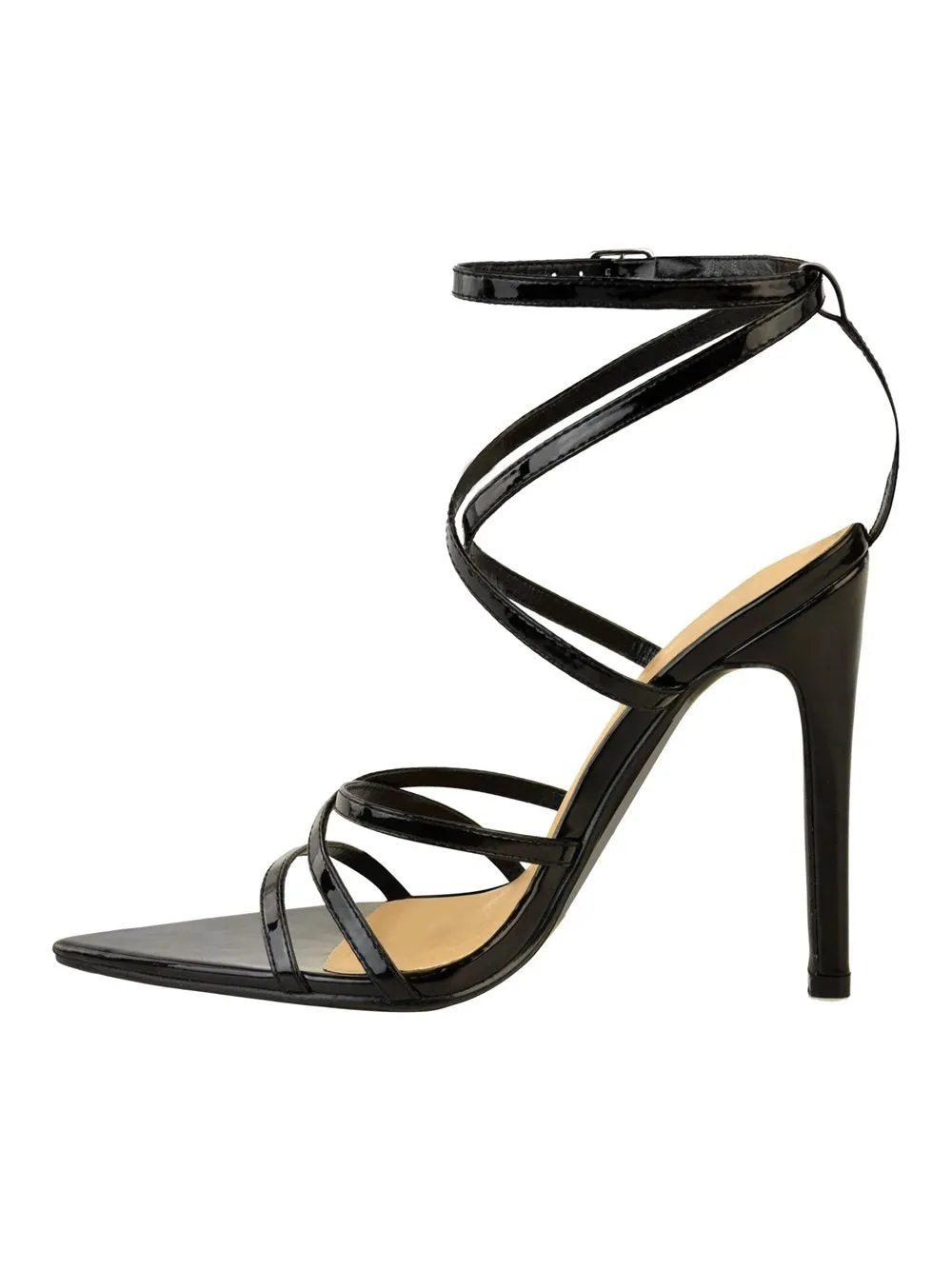 GF Pointed Toe Cross Stilettos