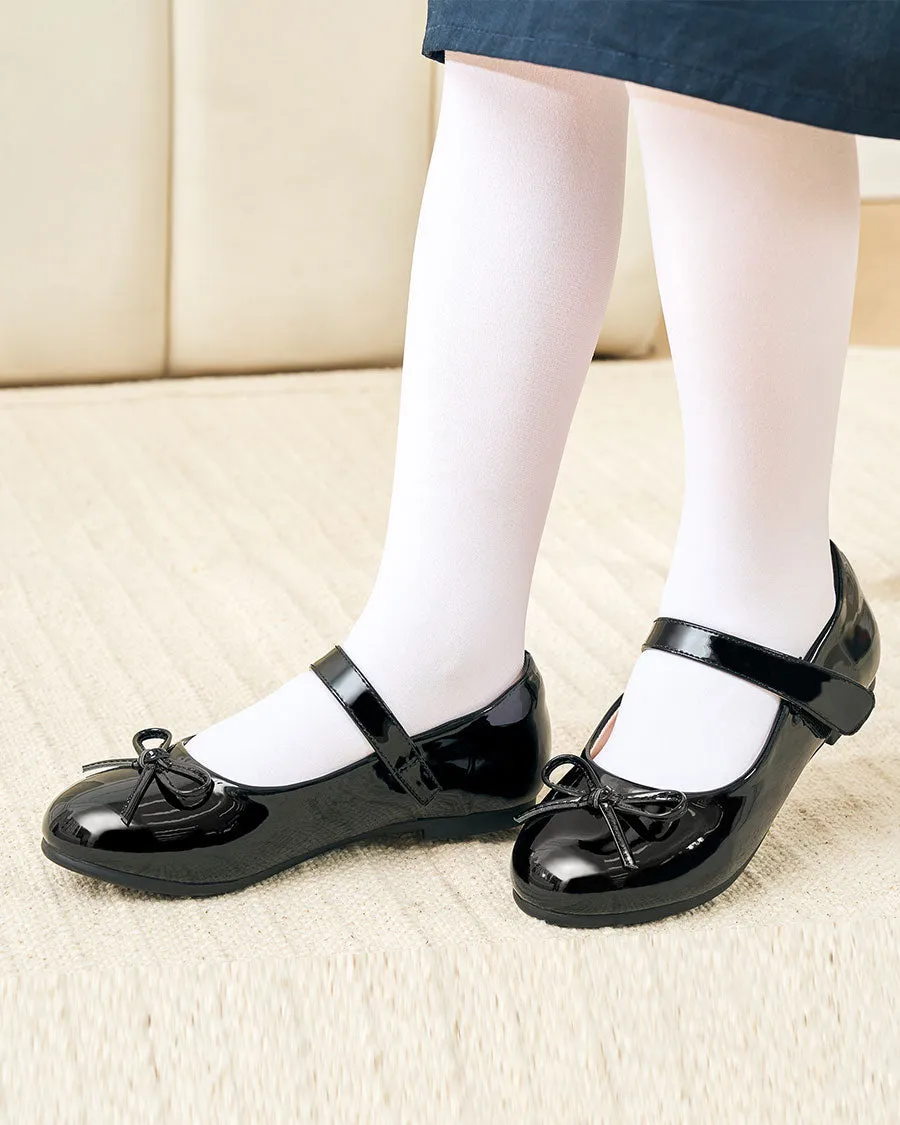 Girls Classic Mary Janes | Shiny Closed-Toe Dress Shoes