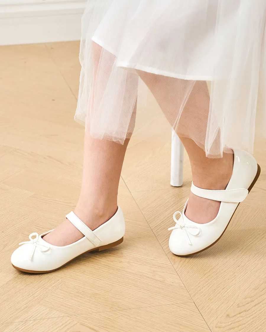 Girls Classic Mary Janes | Shiny Closed-Toe Dress Shoes