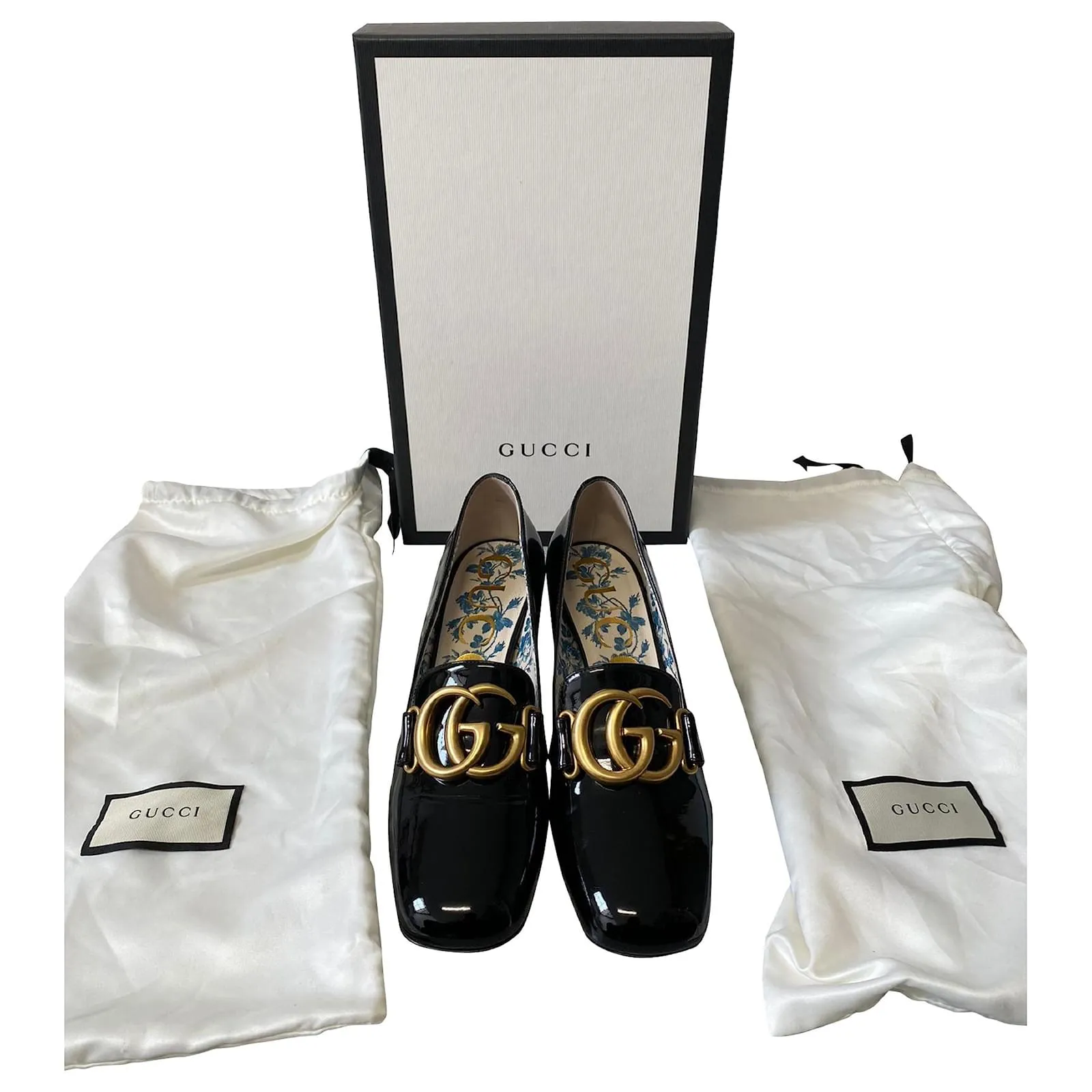 GUCCI GG MARMONT LOAFER PUMPS