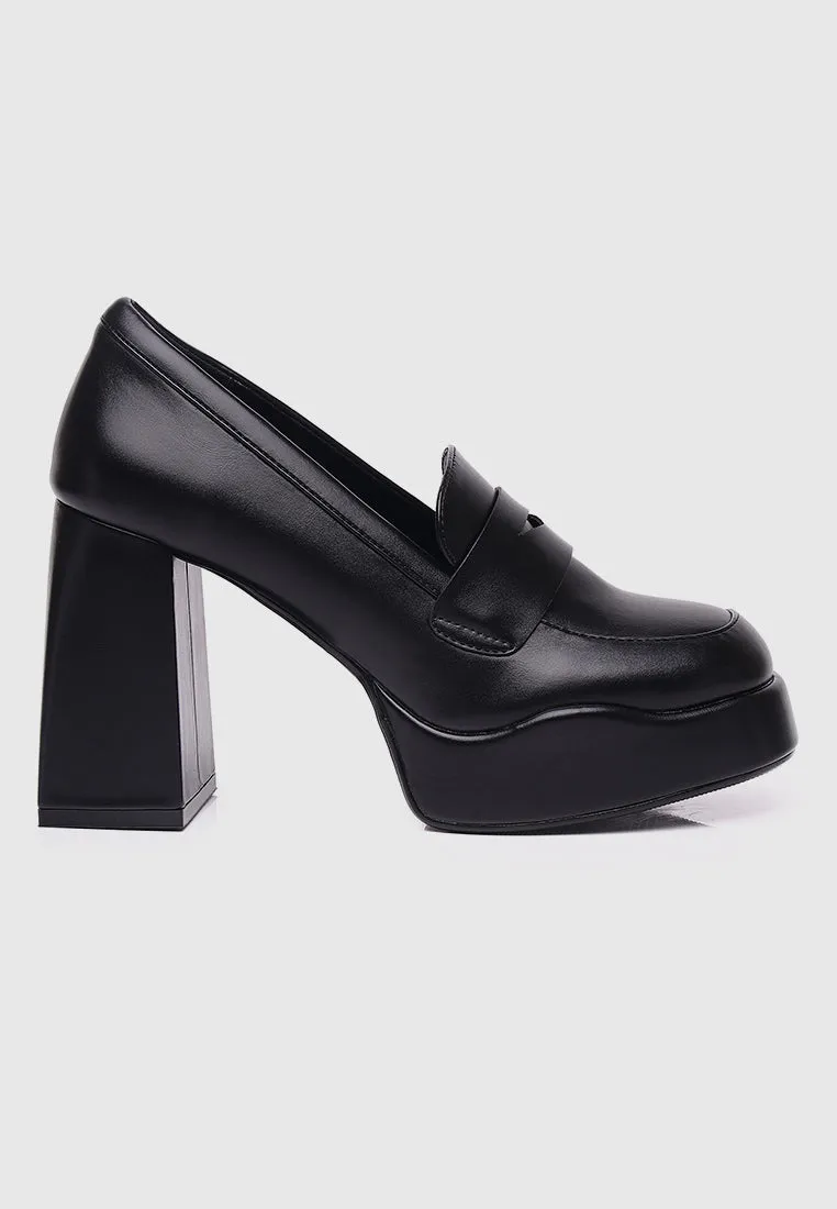Happy Mind Platform Pumps (Black)
