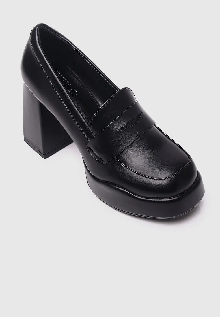 Happy Mind Platform Pumps (Black)