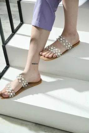 Heavenly Pearl Flats - Beige (Classic Collection)