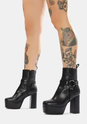 In Control Platform Harness Boots