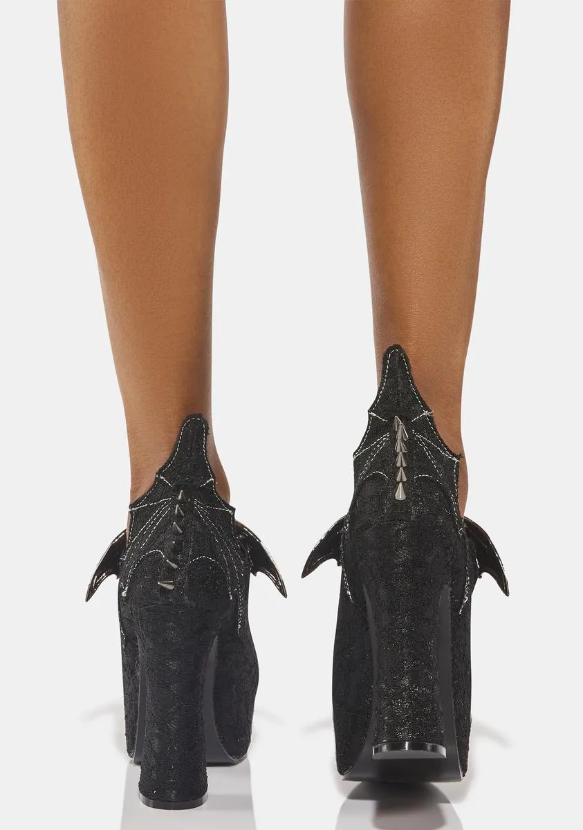 Lace Demon-18 Mary Jane Heels
