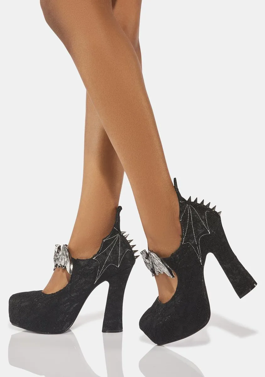Lace Demon-18 Mary Jane Heels