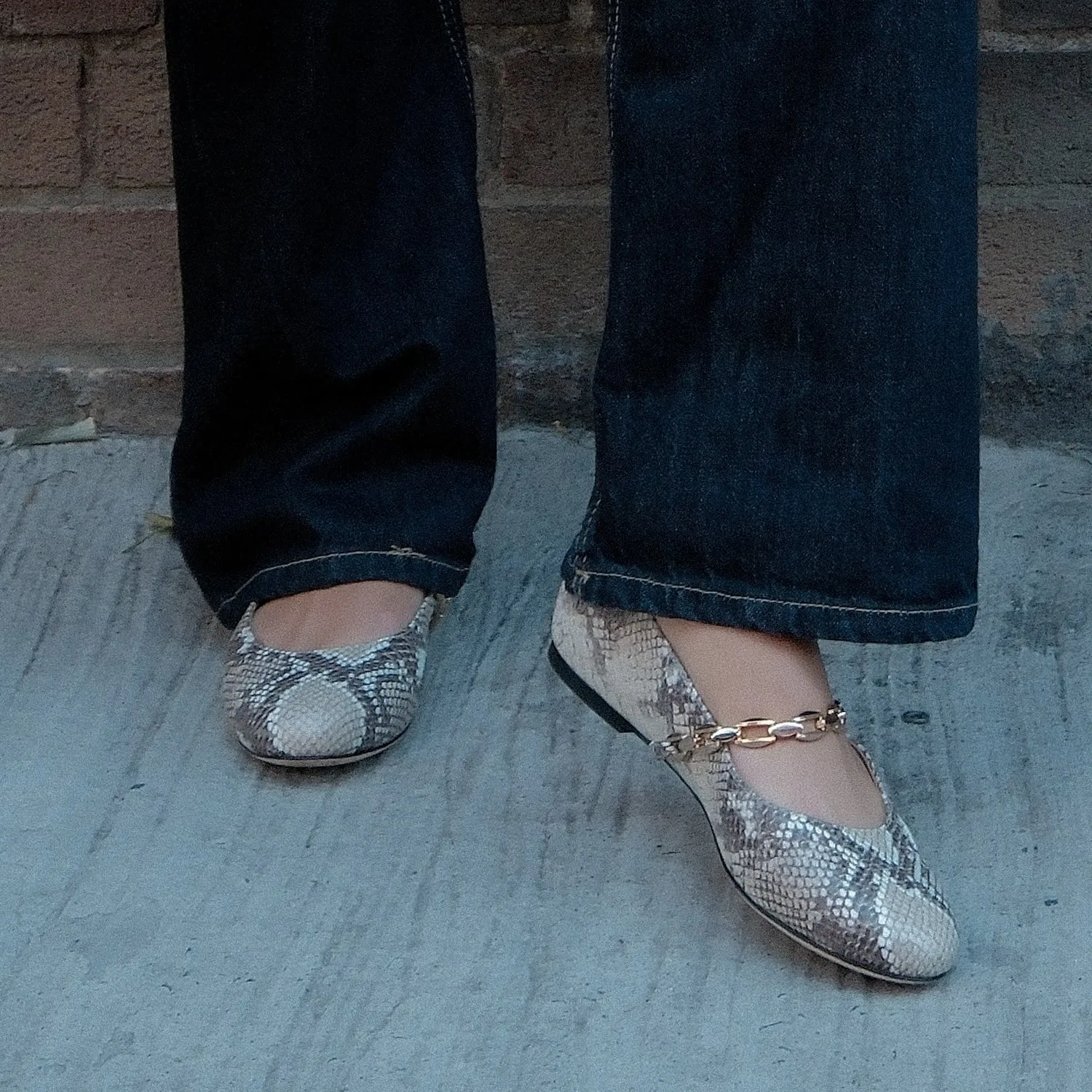 LUNA snake print