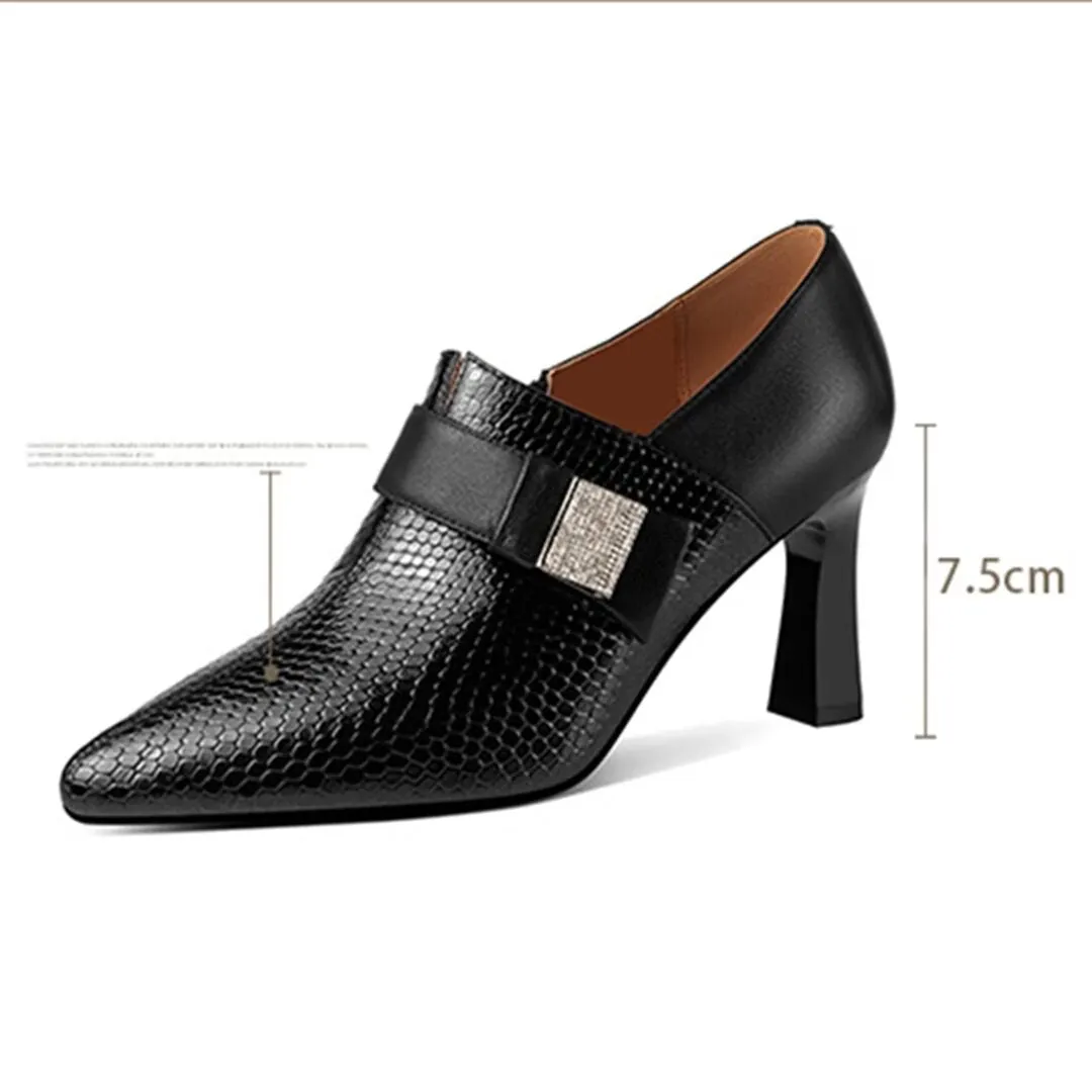 Luxalon Snakeskin Stilettos
