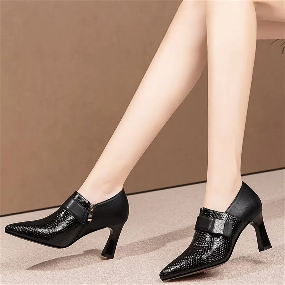Luxalon Snakeskin Stilettos