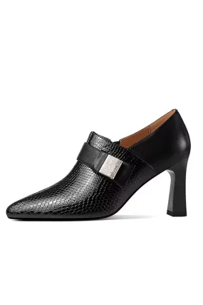 Luxalon Snakeskin Stilettos