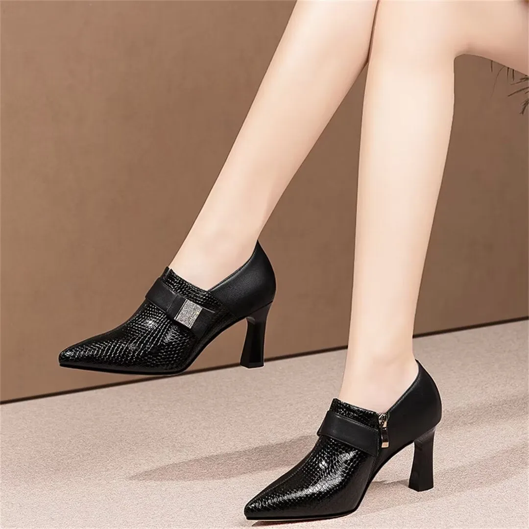 Luxalon Snakeskin Stilettos