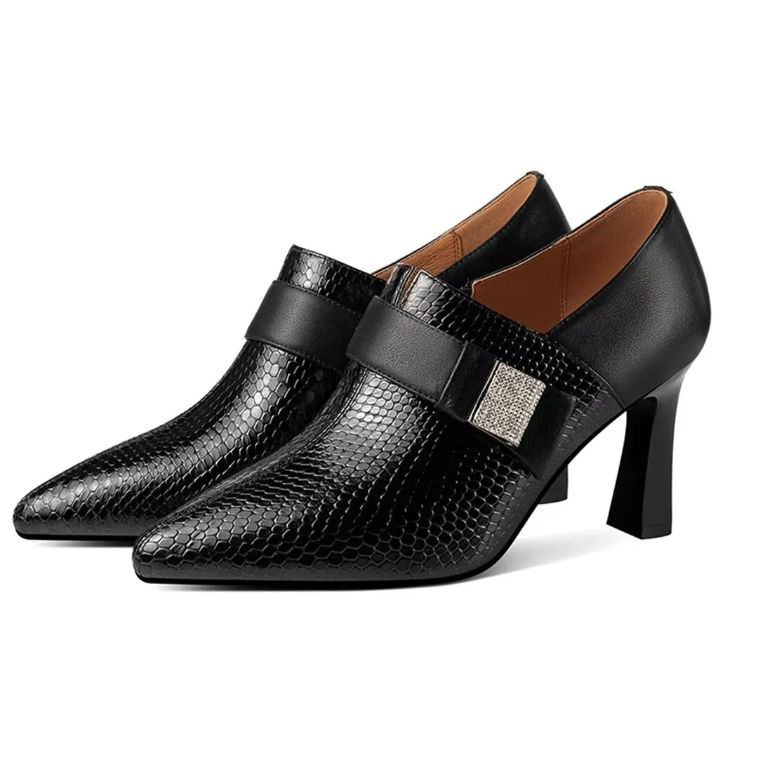 Luxalon Snakeskin Stilettos