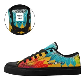 Luxury Gifts,Personalized Yoga Sneakers, Custom Canvas Casual Shoes, Comfortable and Trendy Shoes, Gift for Yoga Fans