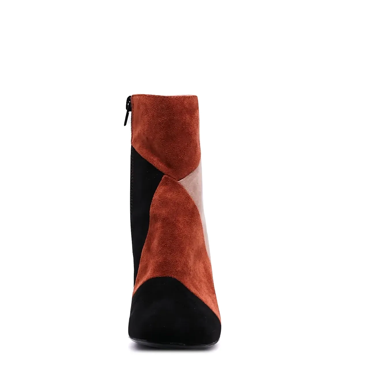 Marino Patchwork Suede Booties