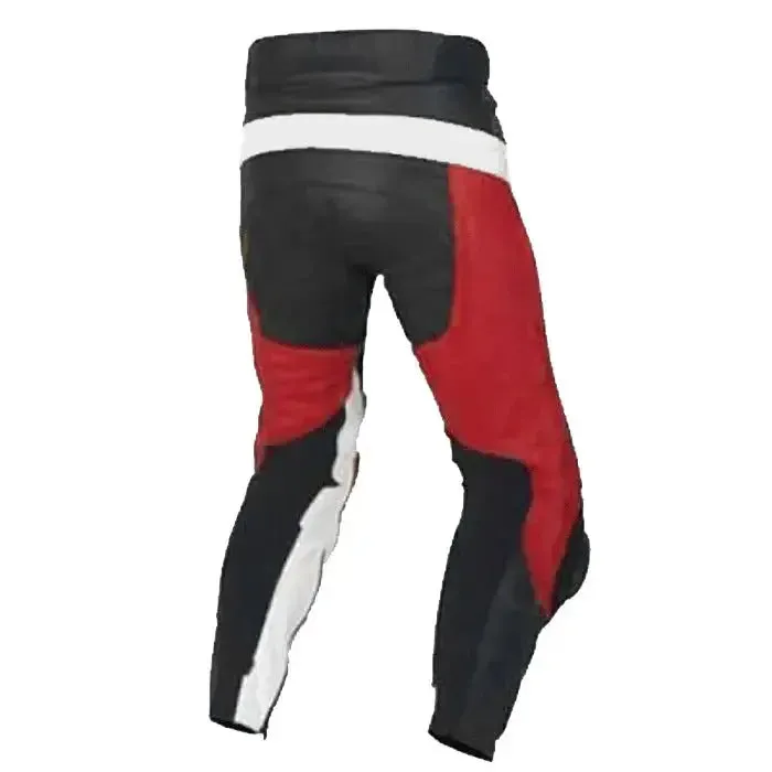 Men's Motorcycle Rider Leather Pants – Durable & Stylish